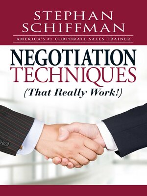 cover image of Negotiation Techniques (That Really Work!)